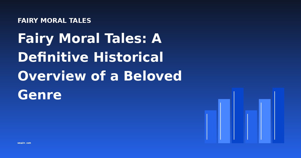 Fairy Moral Tales: A Definitive Historical Overview of a Beloved Genre