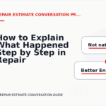 How to Explain What Happened Step by Step in Repair Estimate Conversation English