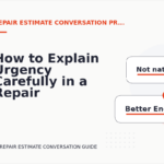 How to Explain Urgency Carefully in a Repair Estimate Conversation