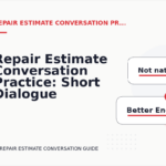 Repair Estimate Conversation Practice: Short Dialogue Examples