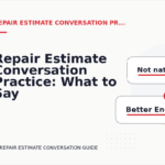 Repair Estimate Conversation Practice: What to Say Instead