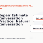Repair Estimate Conversation Practice: Natural Conversation Lines