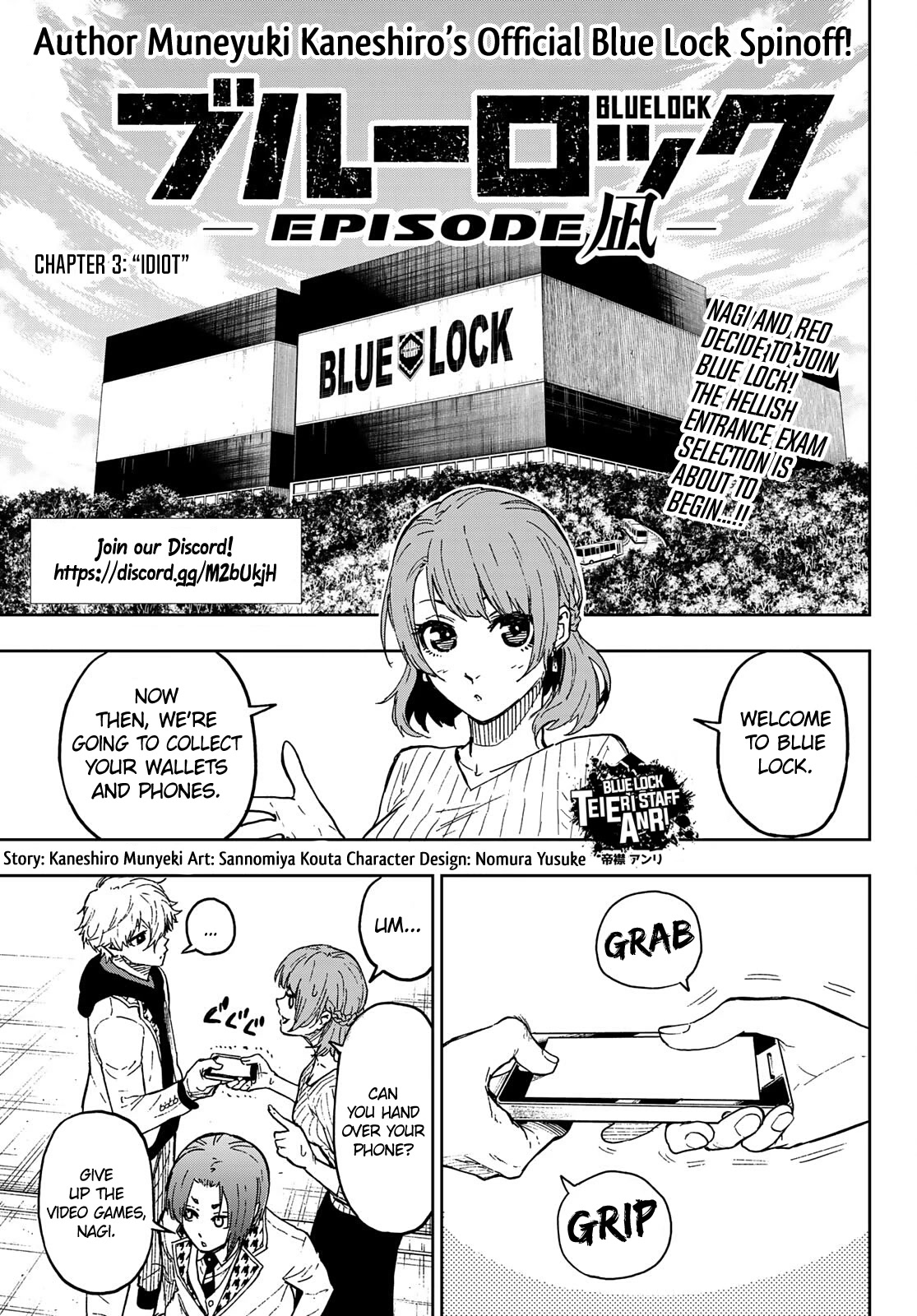 Blue Lock Chapter 3 Page 2